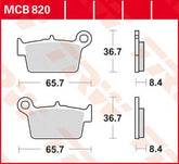 TRW BRAKE PAD ORGANIC STREET | MCB820