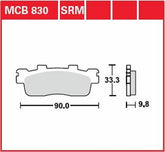 TRW BRAKE PAD SINTER SCOOTER 125+ | MCB830SRM