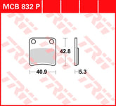 TRW BRAKE PAD TRW MCB832P | MCB832P