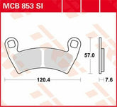 TRW BRAKE PAD SINTER OFFROAD | MCB853SI