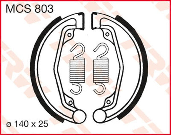 TRW BRAKE SHOES TRW MCS803 | MCS803