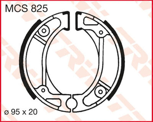 TRW BRAKE SHOES TRW MCS825 | MCS825
