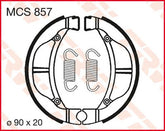 TRW BRAKE SHOES TRW MCS857 | MCS857