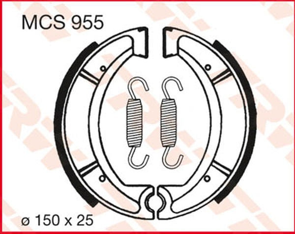 TRW BRAKE SHOES TRW MCS955 | MCS955
