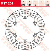 TRW ROTOR TRW MST202 | MST202