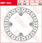 TRW ROTOR TRW MST204 | MST204