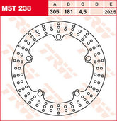 TRW ROTOR TRW MST238 | MST238