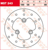 TRW ROTOR TRW MST243 | MST243