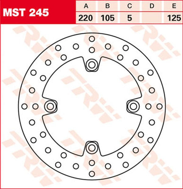 TRW ROTOR TRW MST245 | MST245