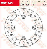 TRW ROTOR TRW MST245 | MST245