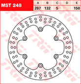 TRW ROTOR TRW MST248 | MST248
