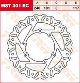 TRW BRAKE ROTOR FIX WAVE L/R MX | MST301EC
