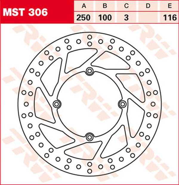 TRW ROTOR TRW MST306 | MST306