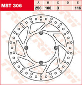 TRW ROTOR TRW MST306 | MST306