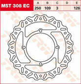 TRW BRAKE ROTOR FIX WAVE L/R | MST308EC
