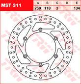 TRW ROTOR TRW MST311 | MST311
