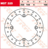 TRW ROTOR TRW MST325 | MST325
