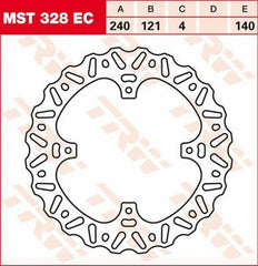 TRW BRAKE ROTOR FIX WAVE L/R | MST328EC