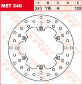 TRW ROTOR TRW MST346 | MST346