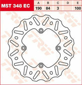 TRW BRAKE ROTOR FIX WAVE L/R | MST348EC