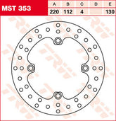 TRW ROTOR TRW MST353 | MST353