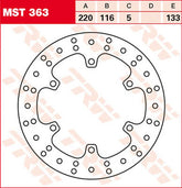 TRW ROTOR TRW MST363 | MST363