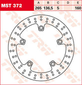 TRW ROTOR TRW MST372 | MST372