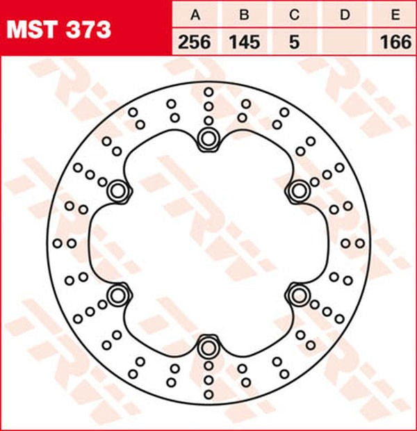 TRW BRAKE ROTOR FIX ROUND L/R | MST373