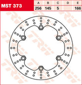 TRW BRAKE ROTOR FIX ROUND L/R | MST373