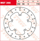 TRW BRAKE DISC TRW MST398 | MST398