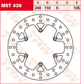 TRW BRAKE ROTOR FIX ROUND L/R | MST439