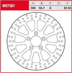 TRW ROTOR TRW | MST507