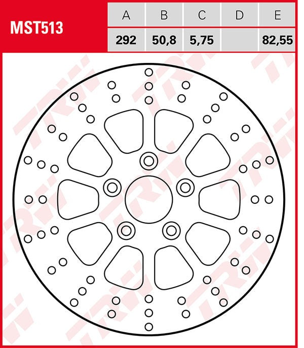 TRW BRAKE DISC TRW MST513 | MST513