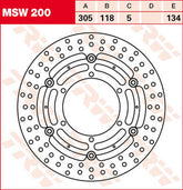 TRW ROTOR TRW MSW200 | MSW200