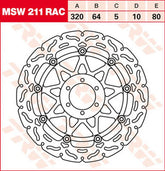 TRW ROTOR TRW MSW211RAC | MSW211RAC