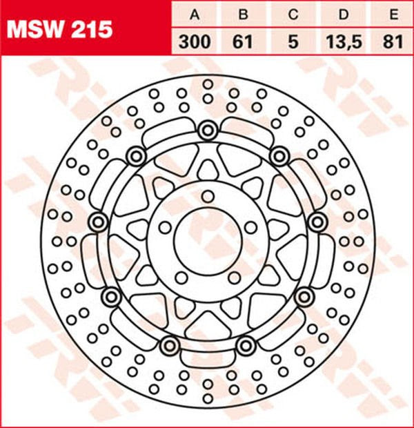 TRW ROTOR TRW MSW215 | MSW215