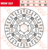 TRW ROTOR TRW MSW221 | MSW221