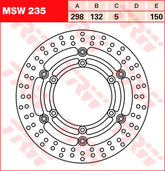 TRW ROTOR TRW MSW235 | MSW235