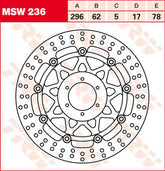 TRW ROTOR TRW MSW236 | MSW236