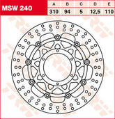TRW ROTOR TRW MSW240 | MSW240