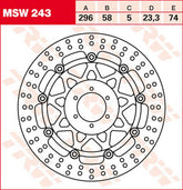 TRW ROTOR TRW MSW243 | MSW243
