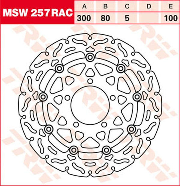 TRW ROTOR TRW MSW257RAC | MSW257RAC