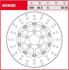 TRW ROTOR TRW | MSW509