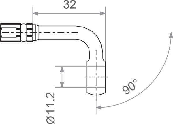 TRW BANJO 7/16" 90 BK | MV11D90S