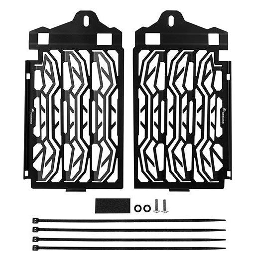 TOURATECH Stainless steel radiator protector, black, BMW R1250GS/ R1250GS Adventure | 01-037-5015-0
