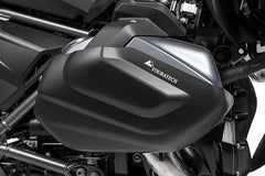 TOURATECH Cylinder protection aluminium black (set) for BMW R1250GS / R1250R / R1250RS / R1250RT | 01-037-5132-0