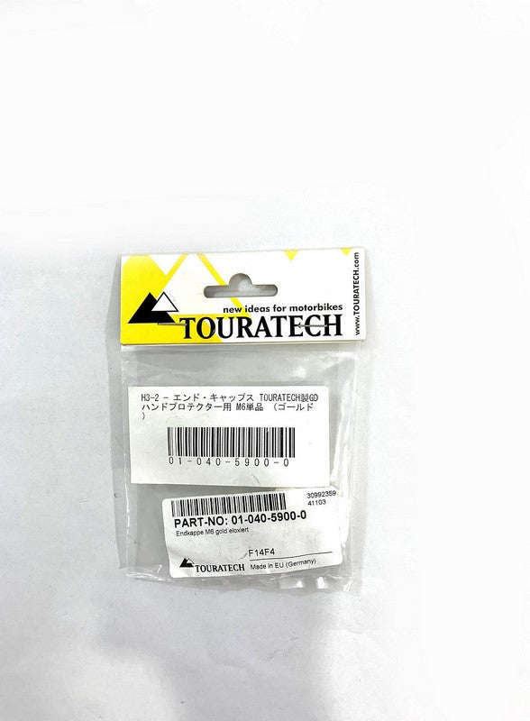 Touratech End Cap M6 Gold Anodized | 01-040-5900-0