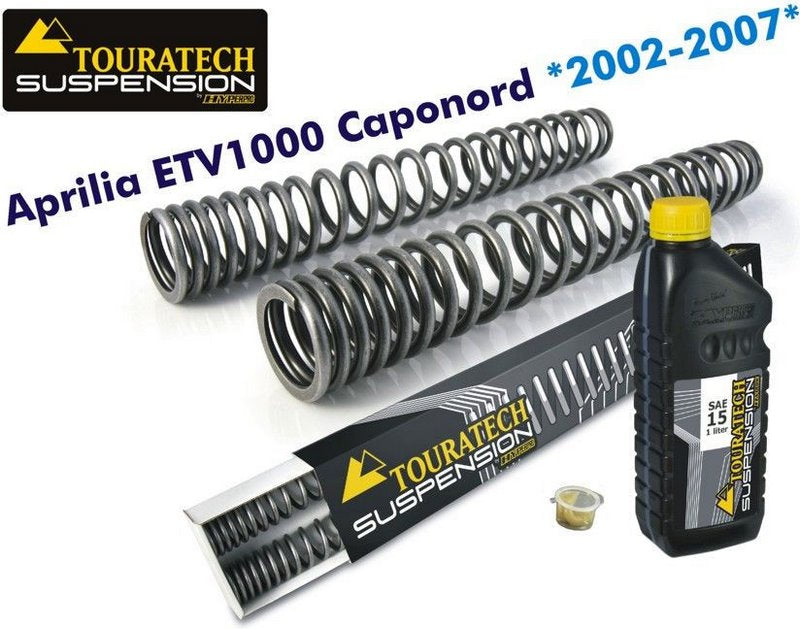 TOURATECH Progressive fork springs for Aprilia ETV1000 Caponord 2002-2007 | 01-040-7433-0