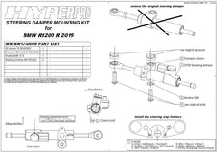 TOURATECH Touratech Suspension steering damper *CSC* for BMW R1200R from 2015 *including mounting kit* | 01-058-0088-0