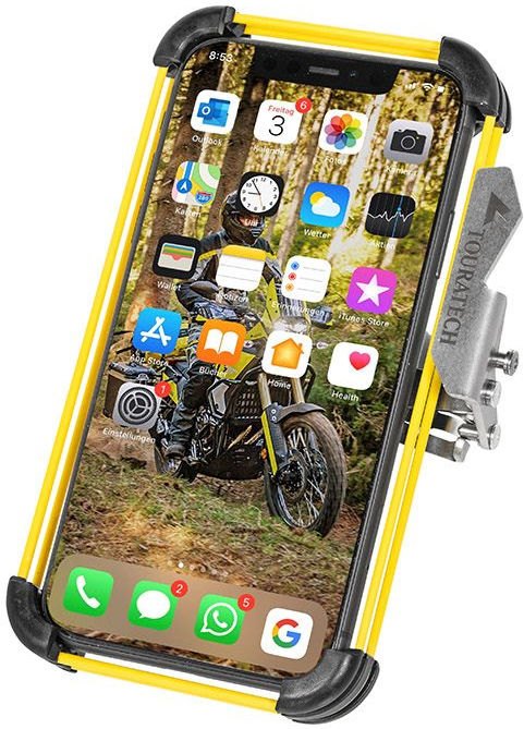 TOURATECH Handlebar bracket "iBracket" for Apple iPhone 11, motorcycle & bicycle | 01-065-0455-0